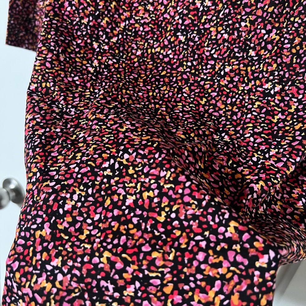 NWT H&M Women’s MAMA Maternity Colorful Speckled KNOT-DETAIL NURSING DRESS - Picture 12 of 16